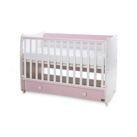 Πολυμορφικό κρεβάτι Lorelli® Dream White - Orchid Pink 60x120 cm