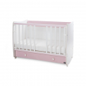 Πολυμορφικό κρεβάτι Lorelli® Dream White - Orchid Pink 60x120 cm