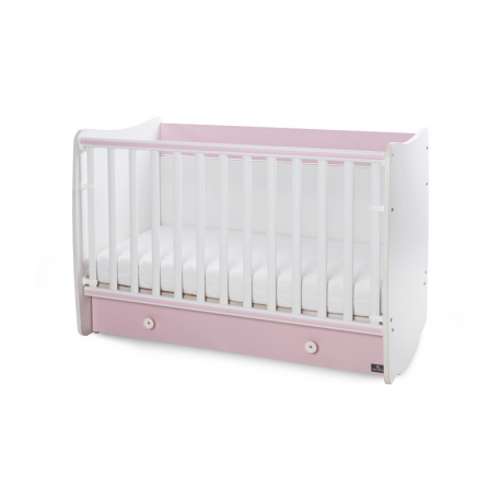 Πολυμορφικό κρεβάτι Lorelli® Dream White - Orchid Pink 60x120 cm