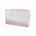 Πολυμορφικό κρεβάτι Lorelli® Dream White - Orchid Pink 60x120 cm