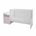 Πολυμορφικό κρεβάτι Lorelli® Trend Plus New White - Orchid Pink