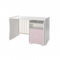 Πολυμορφικό κρεβάτι Lorelli® Trend Plus New White - Orchid Pink