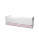 Πολυμορφικό κρεβάτι Lorelli® Trend Plus New White - Orchid Pink