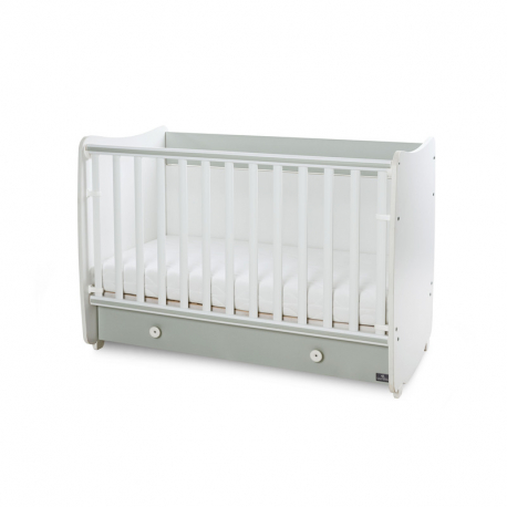 Πολυμορφικό κρεβάτι Lorelli® Dream White - Milky Green 60x120 cm