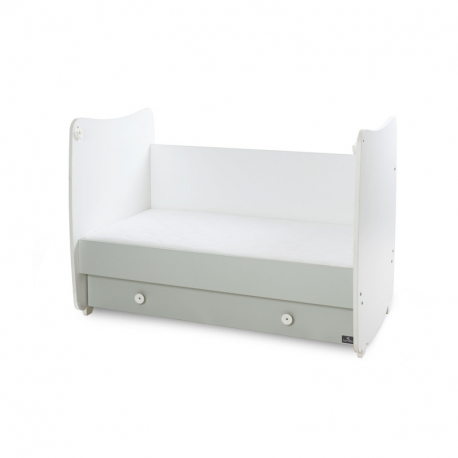 Πολυμορφικό κρεβάτι Lorelli® Dream White - Milky Green 60x120 cm