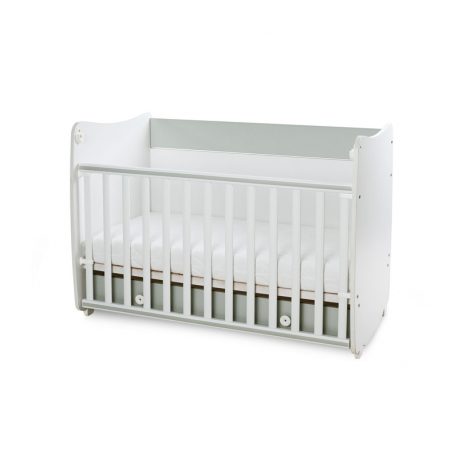 Πολυμορφικό κρεβάτι Lorelli® Dream White - Milky Green 60x120 cm