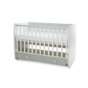 Πολυμορφικό κρεβάτι Lorelli® Dream White - Milky Green 60x120 cm