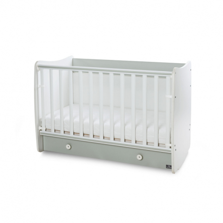 Πολυμορφικό κρεβάτι Lorelli® Dream White - Milky Green 60x120 cm