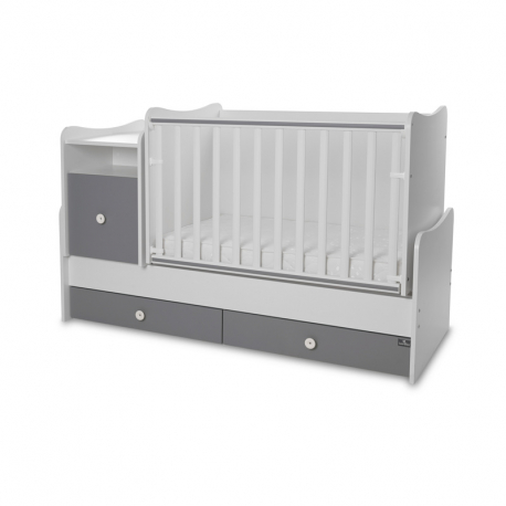 Πολυμορφικό κρεβάτι Lorelli® Trend Plus New White - Stone Grey