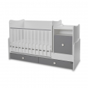 Πολυμορφικό κρεβάτι Lorelli® Trend Plus New White - Stone Grey