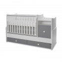 Πολυμορφικό κρεβάτι Lorelli® Trend Plus New White - Stone Grey