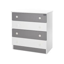 Συρταριέρα Lorelli® White - Stone Grey