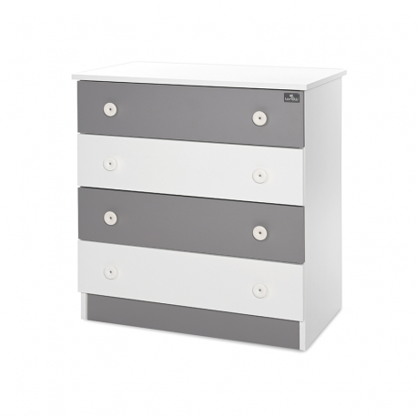 Συρταριέρα Lorelli® White - Stone Grey