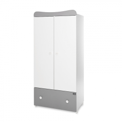 Ντουλάπα Lorelli® Exclusive White - Stone Grey
