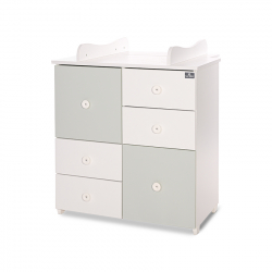 Συρταριέρα-αλλαξιέρα Lorelli® Cupboard White - Milky Green