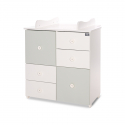Συρταριέρα-αλλαξιέρα Lorelli® Cupboard White - Milky Green