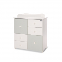 Συρταριέρα-αλλαξιέρα Lorelli® Cupboard White - Milky Green