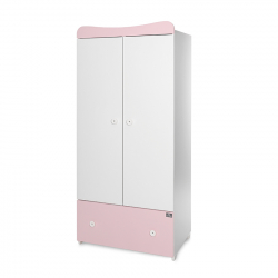 Ντουλάπα Lorelli® Exclusive White - Orchid Pink