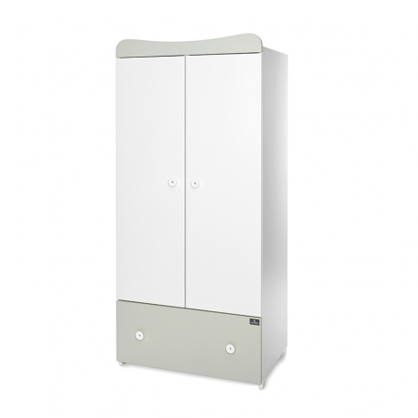 Ντουλάπα Lorelli® Exclusive White - Milky Green