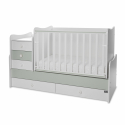 Πολυμορφικό κρεβάτι Lorelli® Maxi Plus White/Milky Green