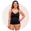 Mπλουζοσουτιέν θηλασμού Cariwell Seamless Shapewear Μαύρο S