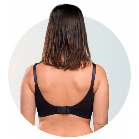 Σουτιέν θηλασμού Carriwell™ Seamless Maternity&amp;Nursing Bra Μαύρο L