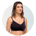 Σουτιέν θηλασμού Carriwell™ Seamless Maternity&Nursing Bra Μαύρο L