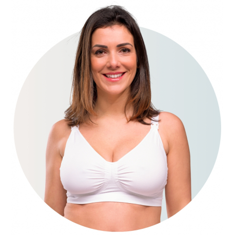 Σουτιέν θηλασμού Carriwell™ Gel-Support Maternity &amp; Nursing Bra Λευκό S