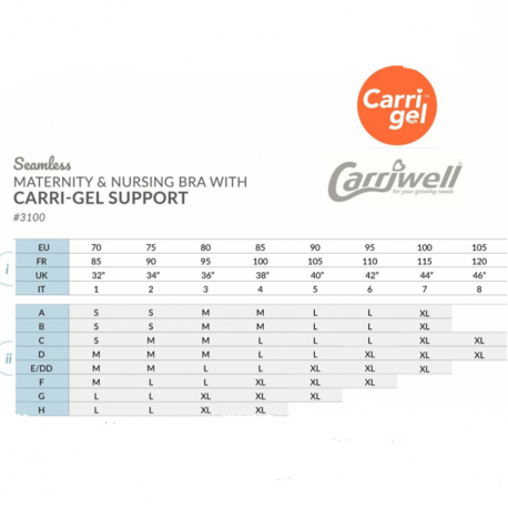 Σουτιέν θηλασμού Carriwel™ Gel-Support Maternity &amp; Nursing Bra Μπεζ S