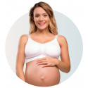 Σουτιέν θηλασμού με ενίσχυση Carriwell Padded Maternity&Nursing Bra Λευκό M