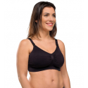 Σουτιέν θηλασμού με ενίσχυση Carriwell Padded Maternity&Nursing Bra Μαύρο M