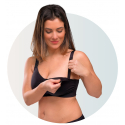 Σουτιέν θηλασμού με ενίσχυση Carriwell Padded Maternity&Nursing Bra Μαύρο M