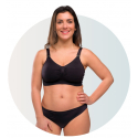 Σουτιέν θηλασμού με ενίσχυση Carriwell Padded Maternity&Nursing Bra Μαύρο M