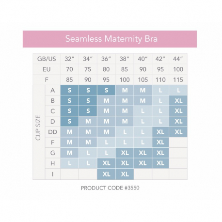 Σουτιέν εγκυμοσύνης Carriwell Seamless Maternity Bra Λευκό M