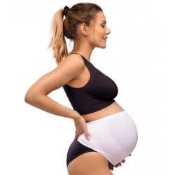 Υποστηρικτική ζώνη εγκυμοσύνης Carriwell Maternity Support Band Λευκό S