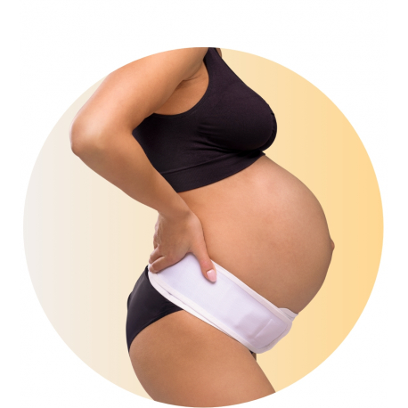 Ζώνη εγκυμοσύνης Carriwell™ Maternity Support Belt Λευκό S/M