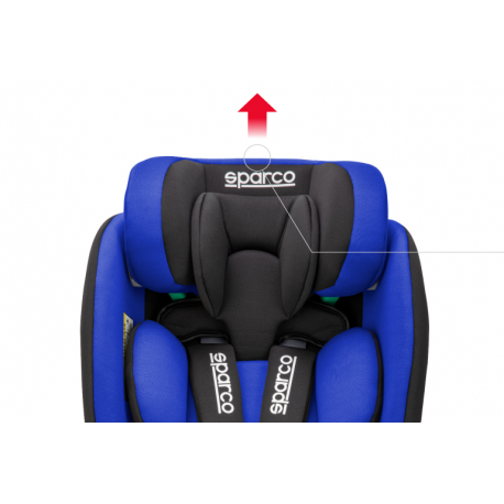 Κάθισμα αυτοκινήτου Sparco SK600 i-Size Black-Red 40-135 cm