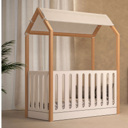 Βρεφικό Κρεβάτι Casababy La Maison Λευκό-Φυσικό