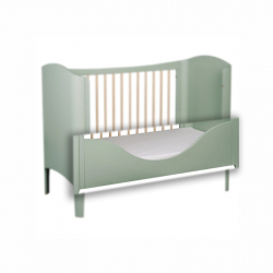Πρόσθετο κάγκελο για βρεφικό κρεβάτι Troll Nursery Wave Light Green
