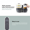 Πολυσυσκευή βρεφικής τροφής 6 σε 1 Babymoov Nutribaby(+) Industrial Grey