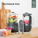 Πολυσυσκευή βρεφικής τροφής 6 σε 1 Babymoov Nutribaby(+) Industrial Grey