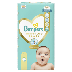 Πάνες Pampers® Premium Care Newborn No 1 (2-5 kg) 50 τεμάχια