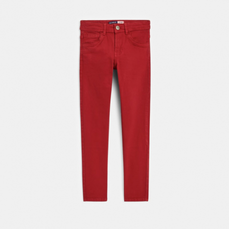 Okaidi Pantalon skinny en toile unie