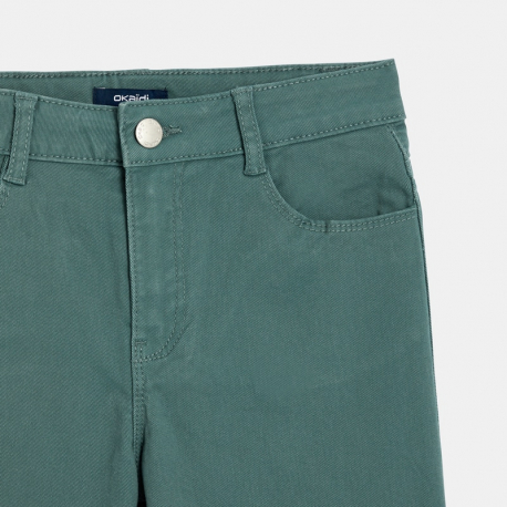 Okaidi Pantalon taille haute, large et court