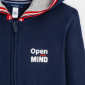 Okaidi Sweat-shirt a capuche "open mind"