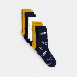 Okaidi Κάλτσες με ιδιαίτερο σχέδιο με πολύχρωμα μοτίφ για αγόρια (σετ των 5 ζευγαριών)