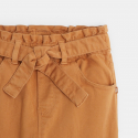 Okaidi Παντελόνι από μονόχρωμο, ελαστικό καμβά και ζώνη