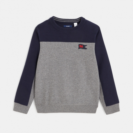 Okaidi Pull colorblock en tricot