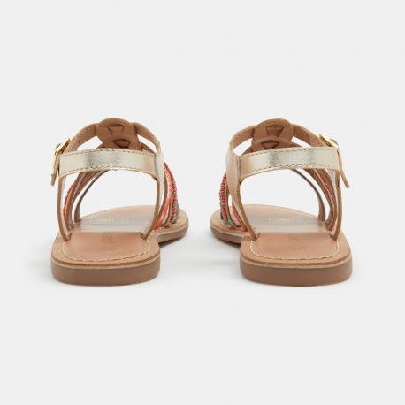 Okaidi Sandale en cuir fille