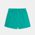 Okaidi Short leger en broderie anglaise vert fille